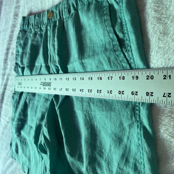 Tommy Bahama Mens Green Flat Front Bermuda Casual Walking Shorts Medium Pockets - Picture 7 of 10